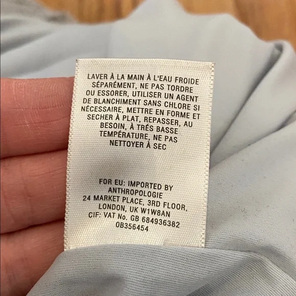 ANTHROPOLOGIE LEIFSDOTTIR plush dressy top M - Picture 7 of 7